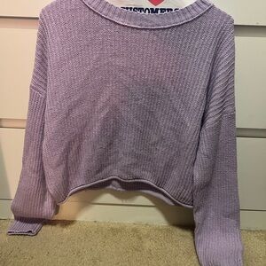 Wild Fable Light Purple Knit Top